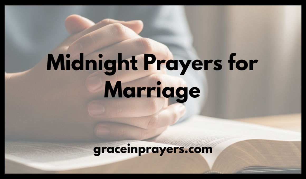 Midnight Prayers for Marriage