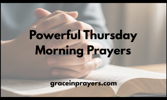 Powerful Thursday Morning Prayers