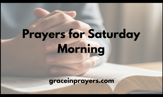 Prayers for Saturday Morning