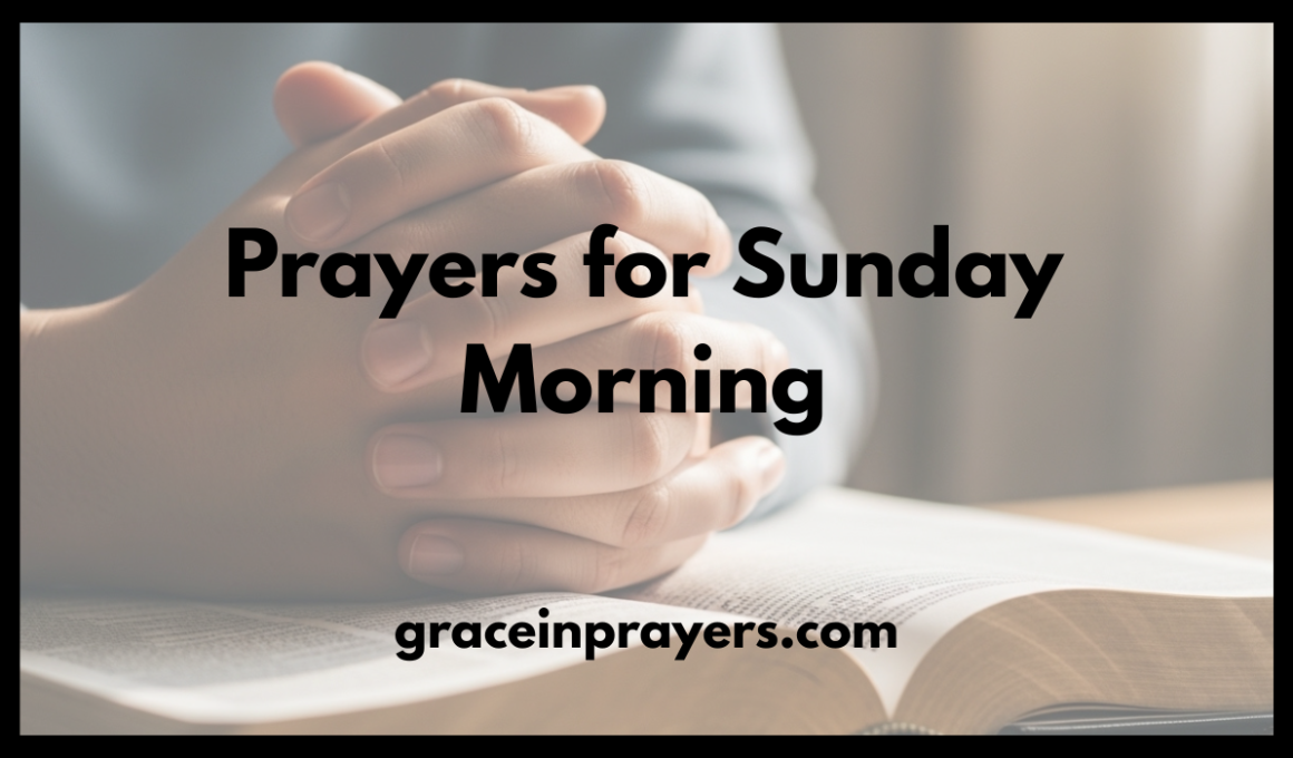 Prayers for Sunday Morning