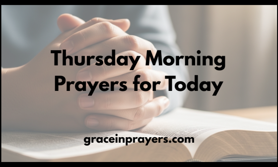 Thursday Morning Prayers for Today