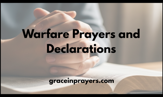 Warfare Prayers and Declarations
