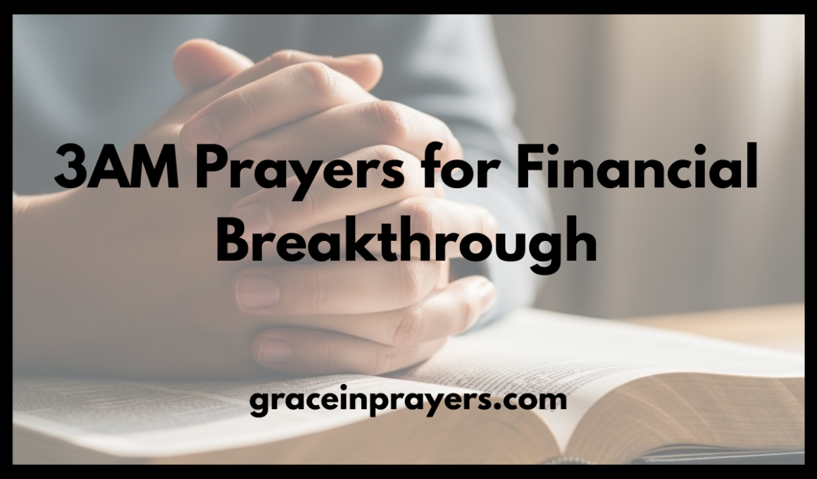 3AM Prayers for Financial Breakthrough
