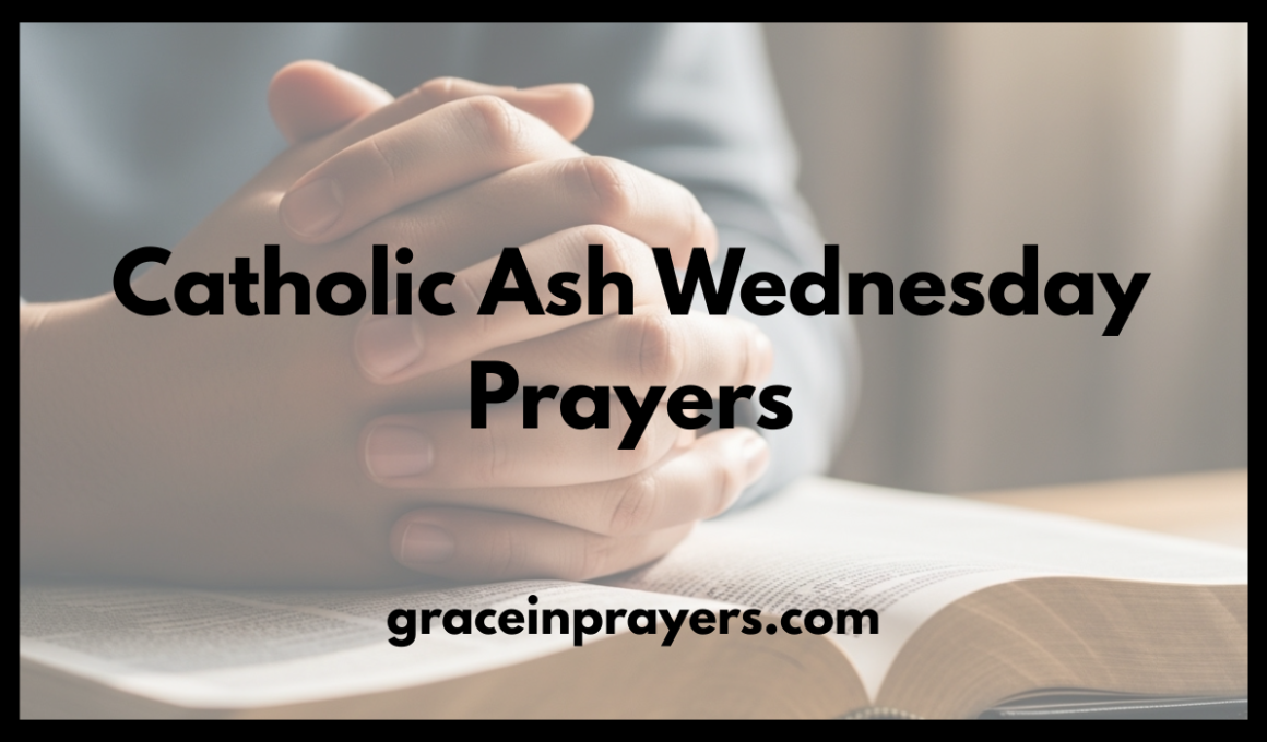 Catholic Ash Wednesday Prayers