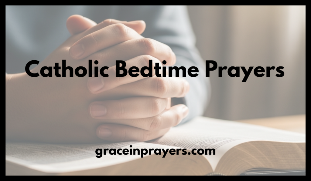 Catholic Bedtime Prayers