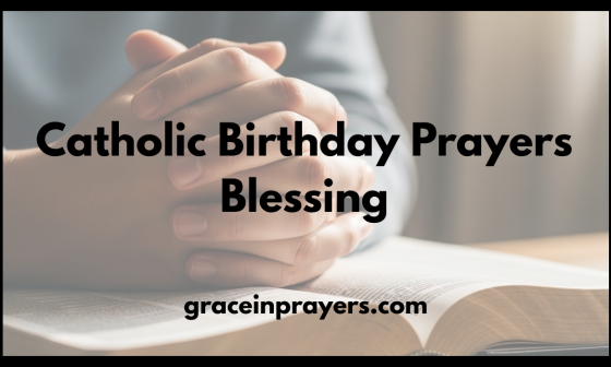 Catholic Birthday Prayers Blessing