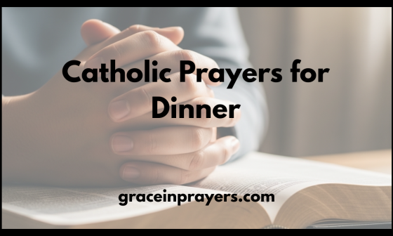 Catholic Prayers for Dinner