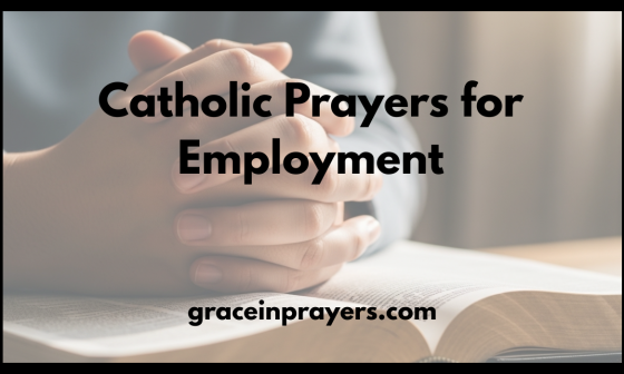 Catholic Prayers for Employment