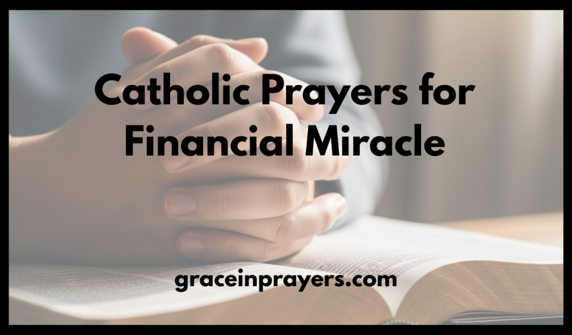 Catholic Prayers for Financial Miracle