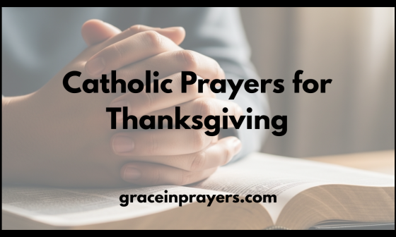 Catholic Prayers for Thanksgiving
