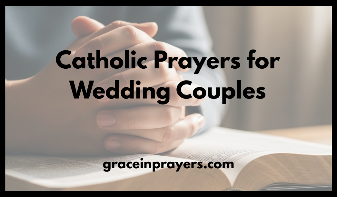 Catholic Prayers for Wedding Couples