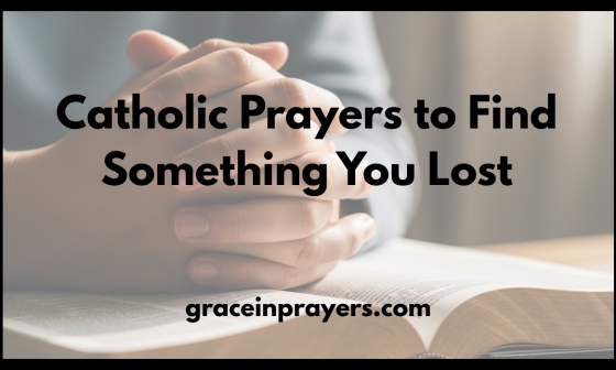 Catholic Prayers to Find Something You Lost