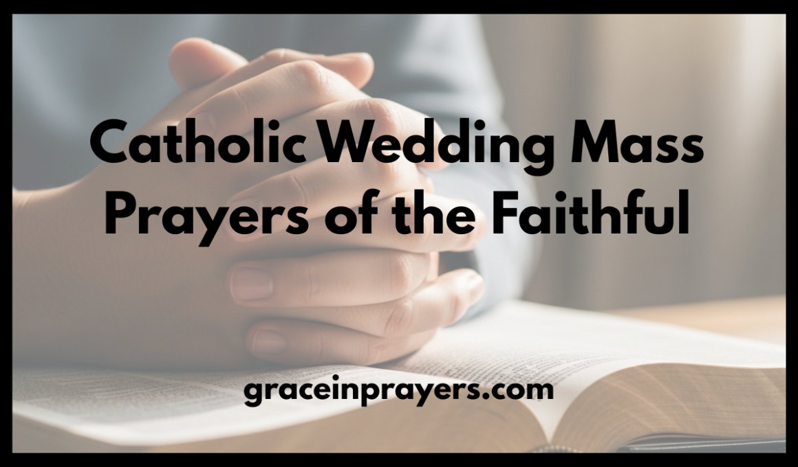 Catholic Wedding Mass Prayers of the Faithful
