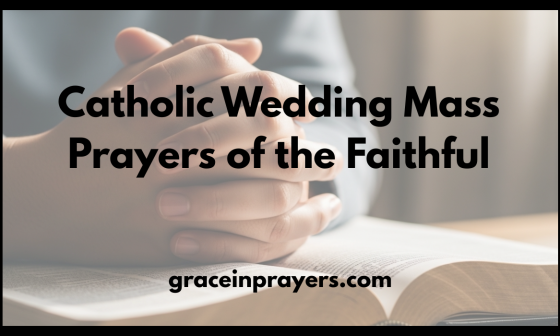 Catholic Wedding Mass Prayers of the Faithful
