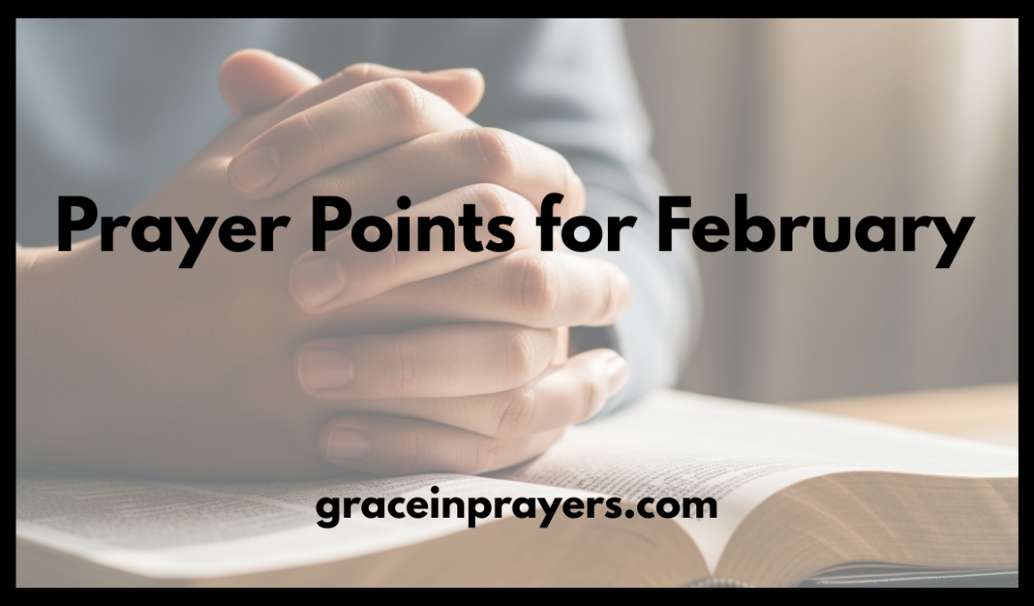 Prayer Points for February