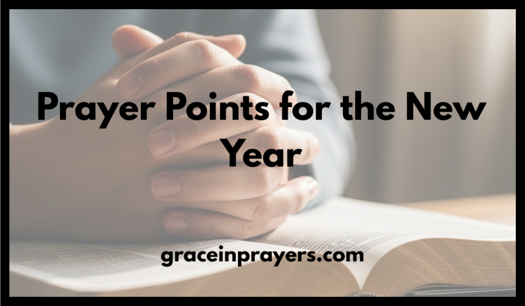 Prayer Points for the New Year