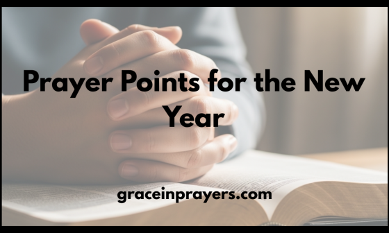 Prayer Points for the New Year