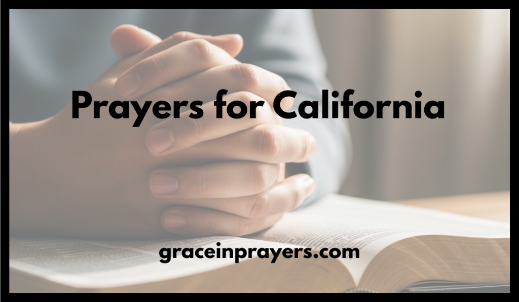 Prayers for California