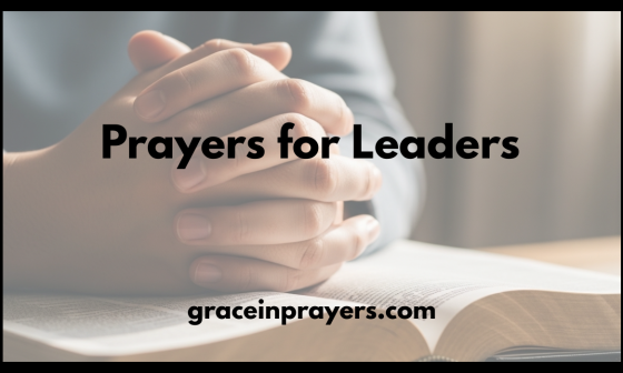Prayers for Leaders