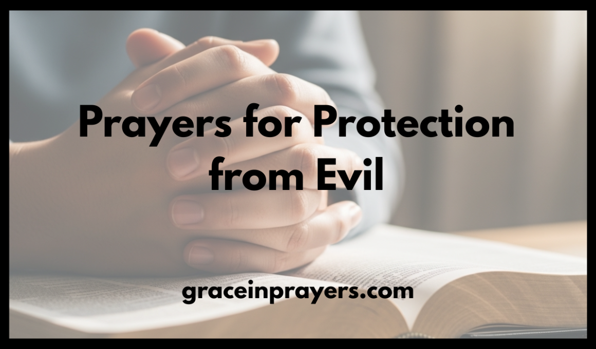 Prayers for Protection from Evil