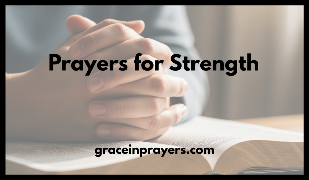 Prayers for Strength