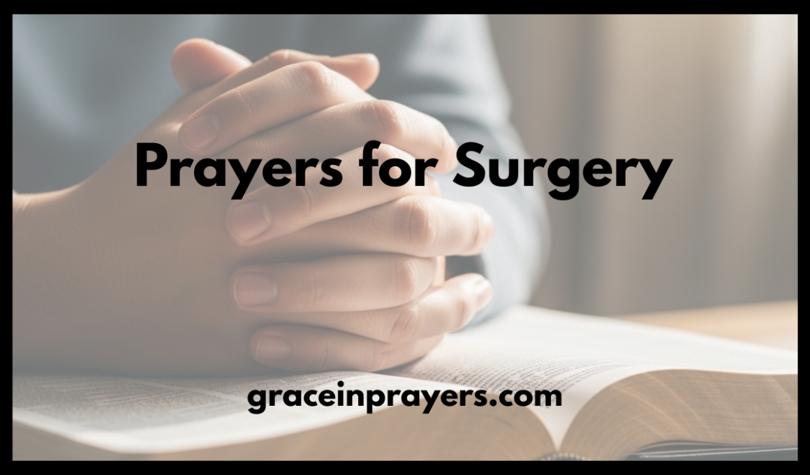 Prayers for Surgery: Comfort and Strength