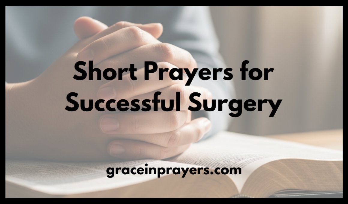 Short Prayers for Successful Surgery
