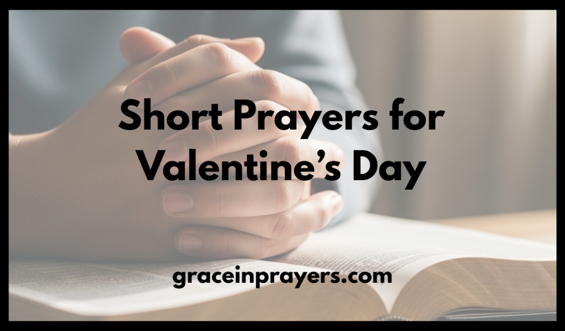 Short Prayers for Valentine’s Day