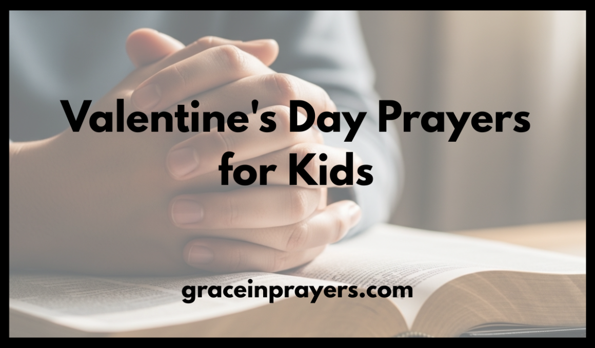 Valentine's Day Prayers for Kids