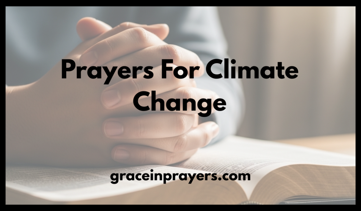 Prayers For Climate Change