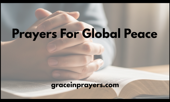 30 Powerful Prayers For Global Peace