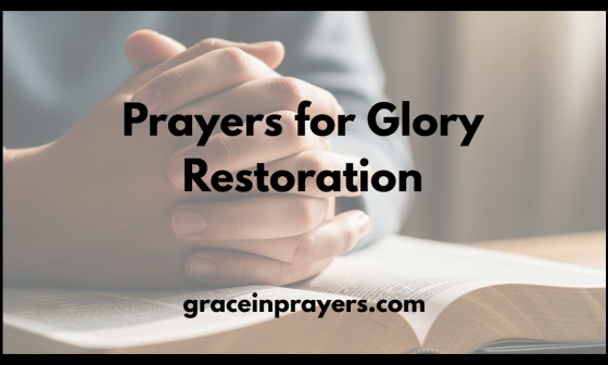 Prayers for Glory Restoration
