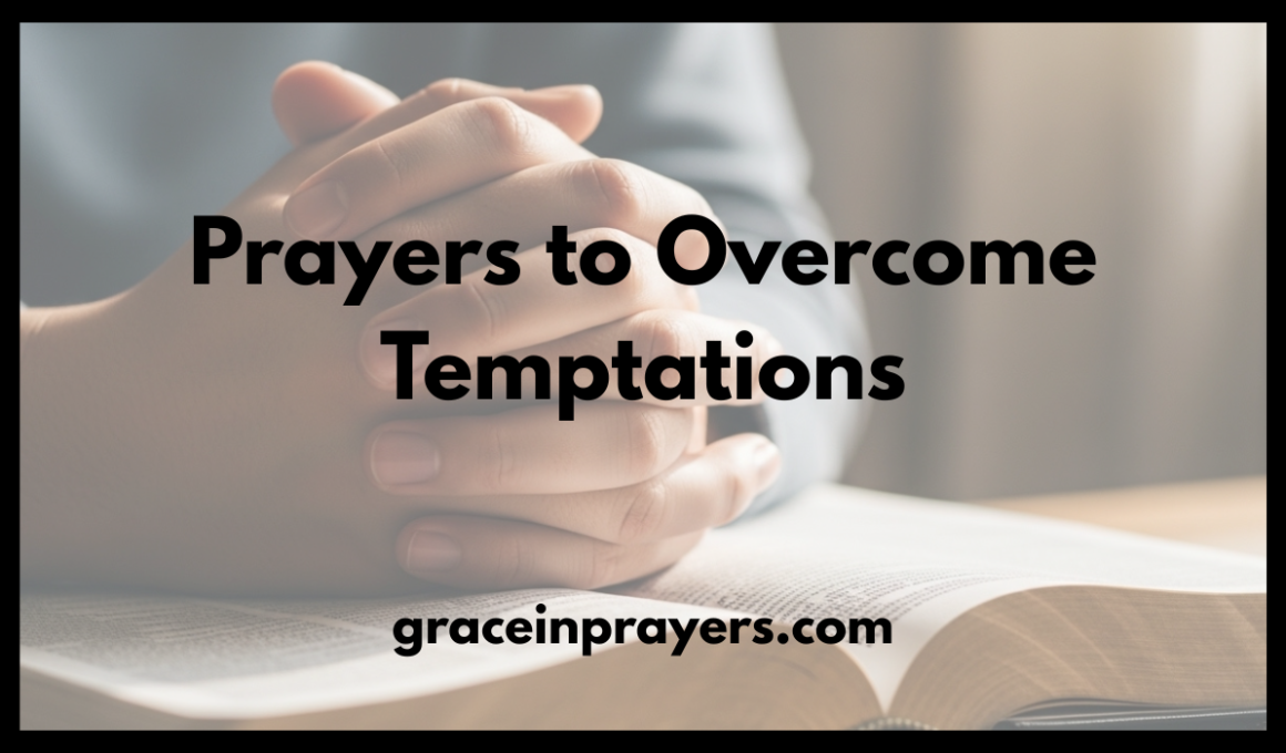 Prayers to Overcome Temptations