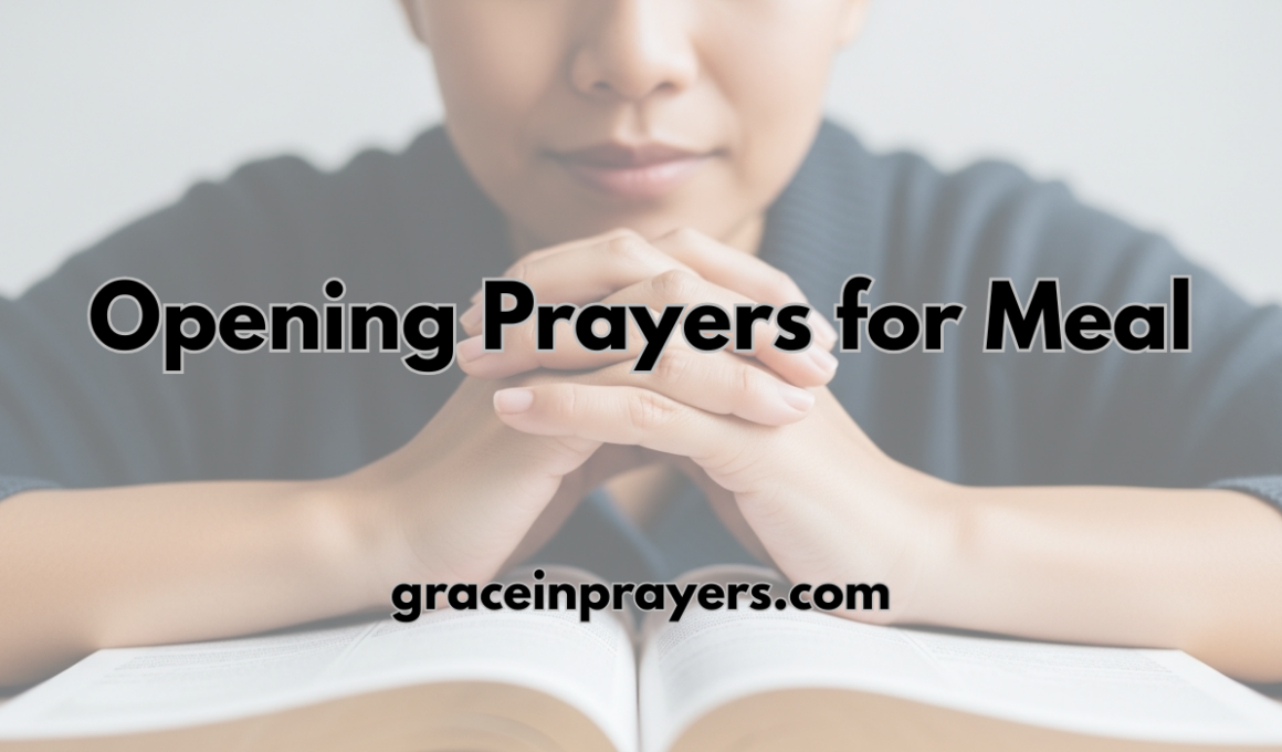35 Powerful Opening Prayers for Meal