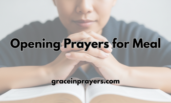 35 Powerful Opening Prayers for Meal
