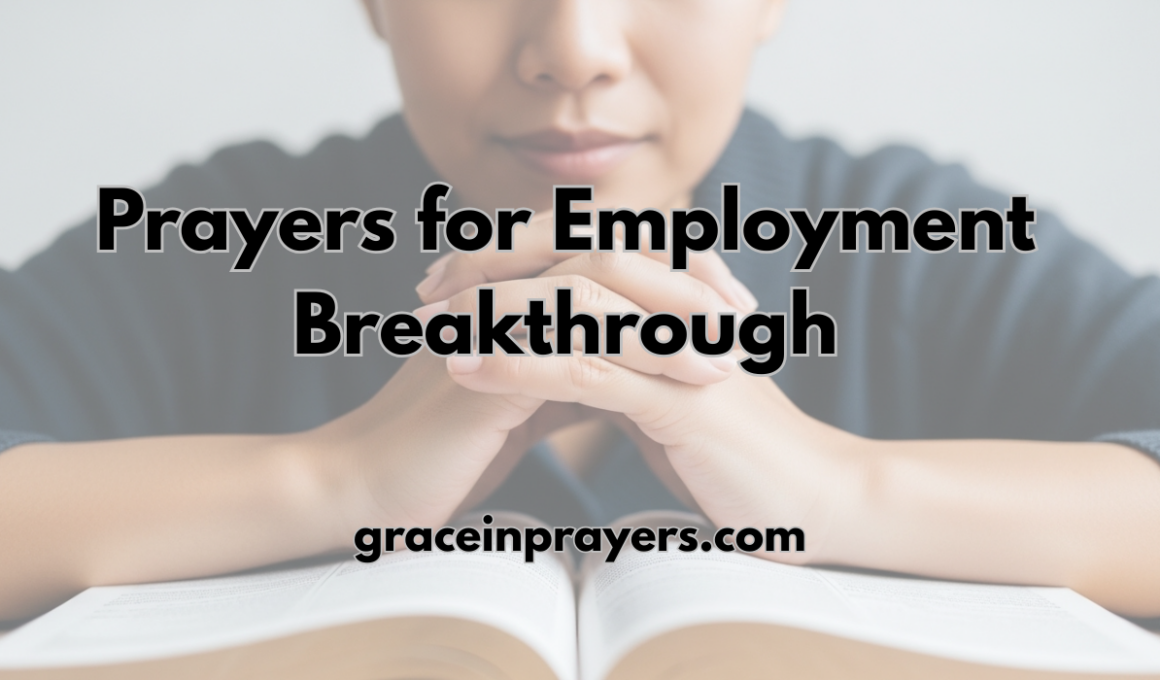 50 Powerful Prayers for Employment Breakthrough