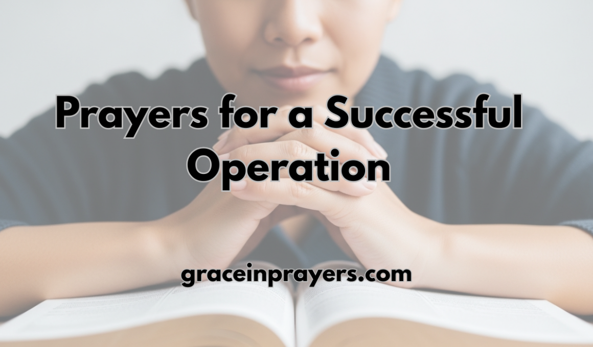 50 Powerful Prayers for a Successful Operation